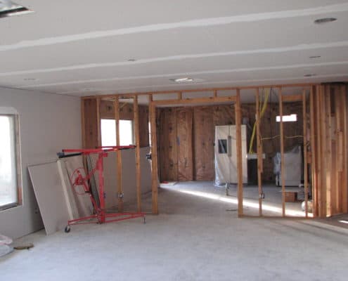 drywall installed in a house in hamilton