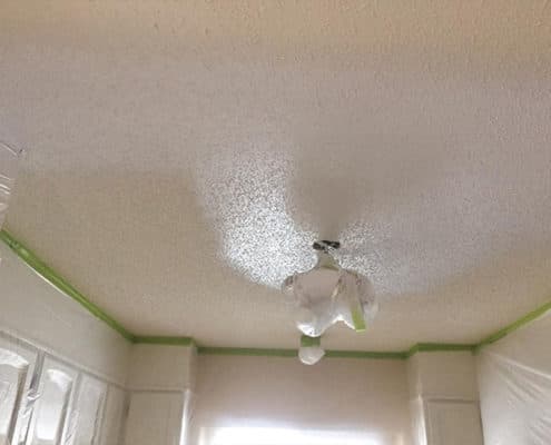 popcorn-ceiling-repair-removal in hamilton house